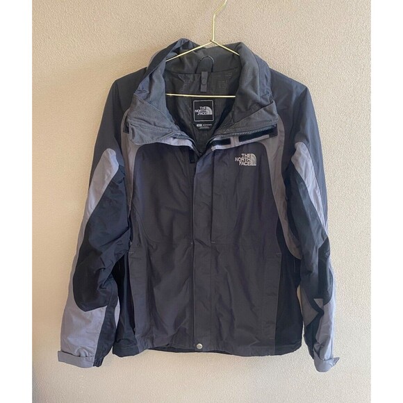 The North Face Mens Sz S Black and Gray Hyvent Winter Jacket Snow Skiing Warm - Picture 1 of 13